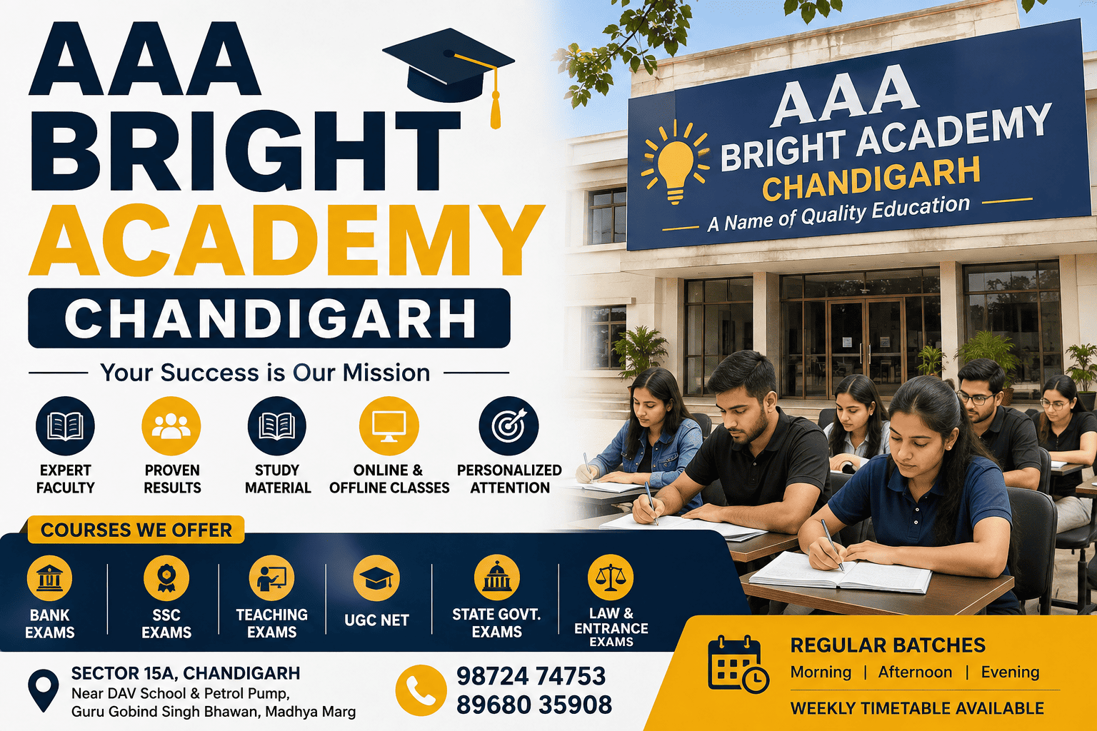 AAA Bright Academy Chandigarh