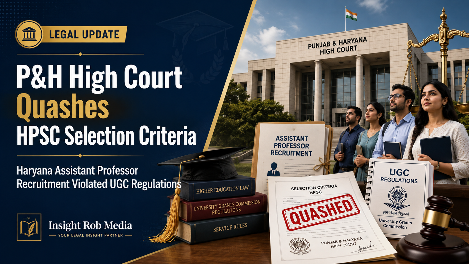 HC Quashes Haryana Assistant Professor Recruitment