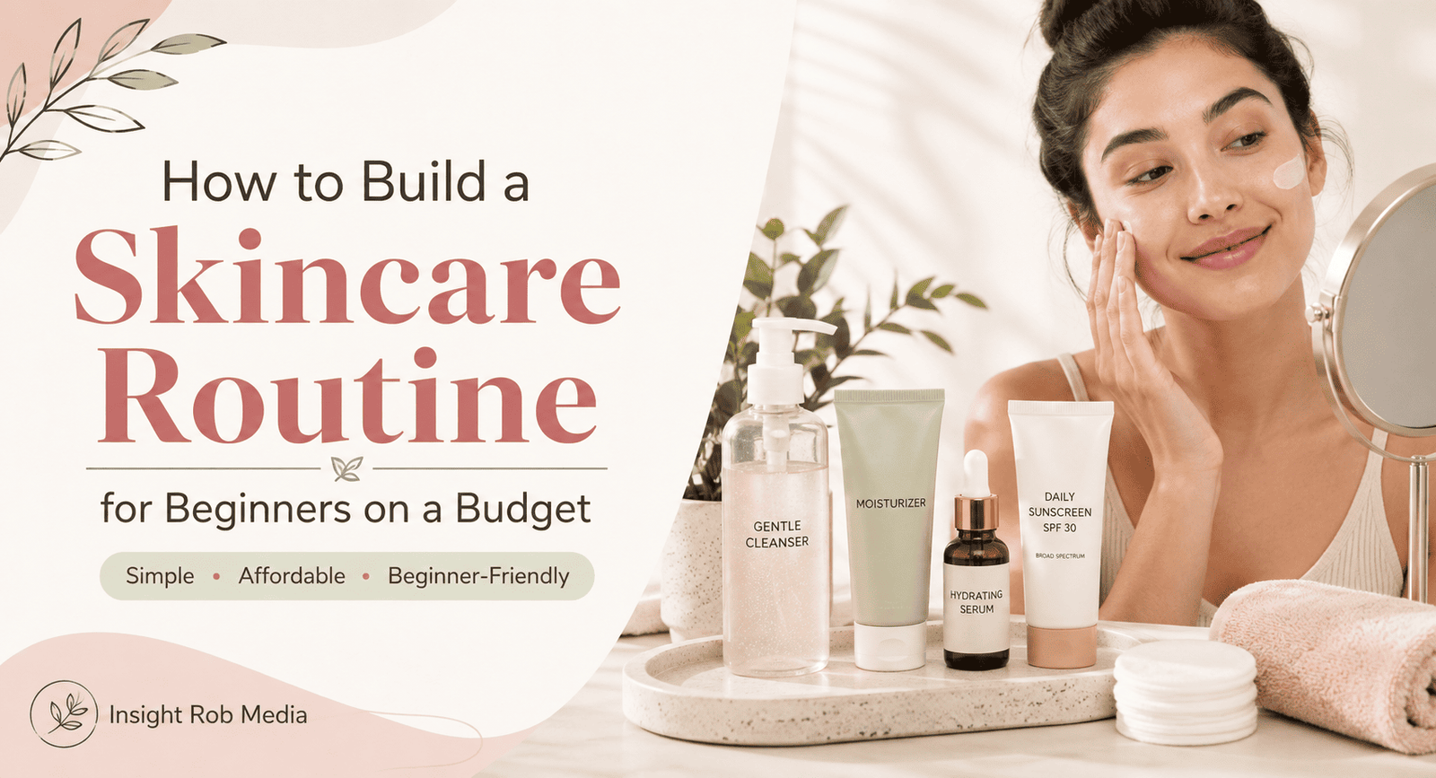 Skincare Routine for Beginners on a Budget