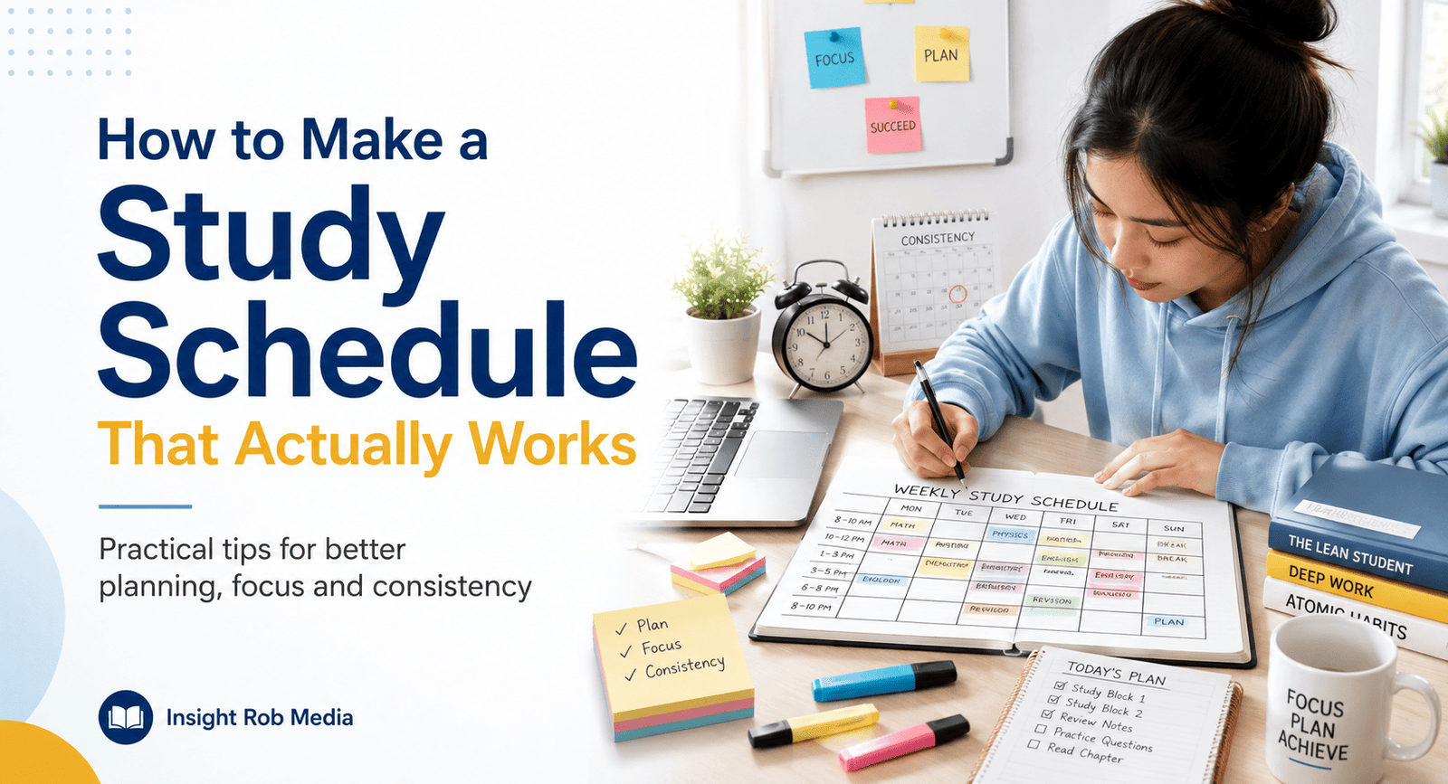 How to Make a Study Timetable That Actually Works