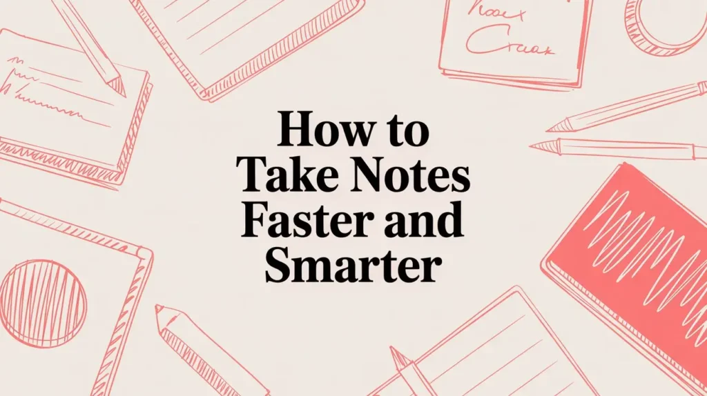 How to Take Notes During a Lecture