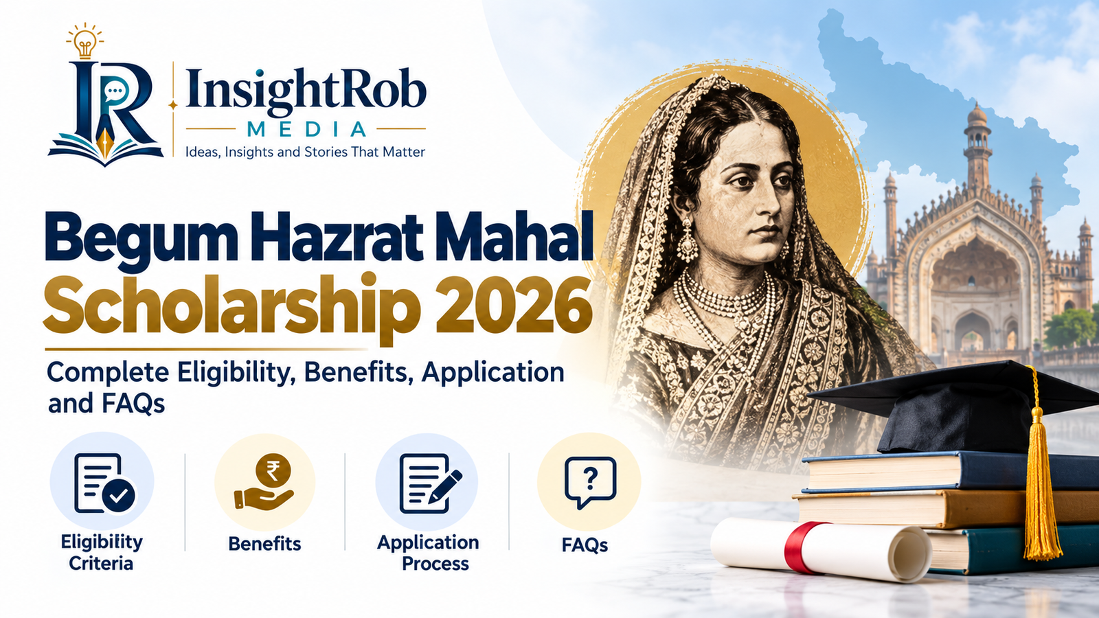 Begum Hazrat Mahal Scholarship 2026 — Complete Eligibility, Benefits, Application and FAQs | Insight Rob Media