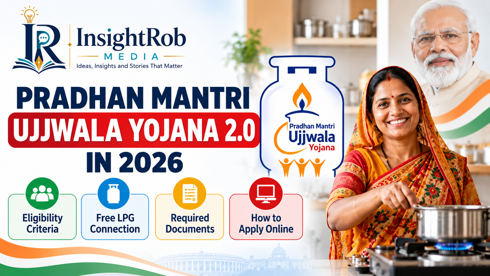 PRADHAN MANTRI UJJWALA YOJANA 2.0 IN 2026: ELIGIBILITY, FREE LPG CONNECTION, DOCUMENTS & APPLY ONLINE