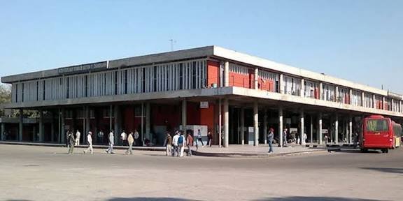 Sector 17 Bus Stand in Chandigarh